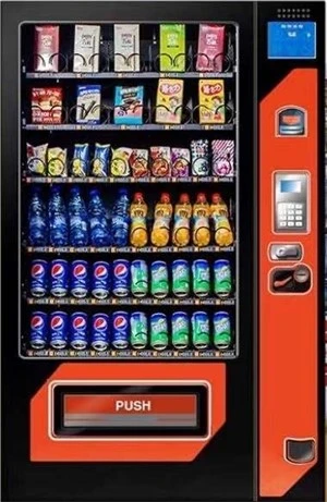 Stórt afkastageta Auto Combo Snacks Drykkir sjálfsali